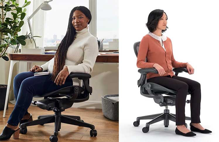 Herman Miller Aeron posture