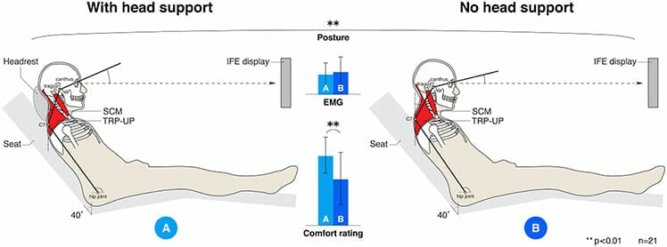 Aircraft seat study