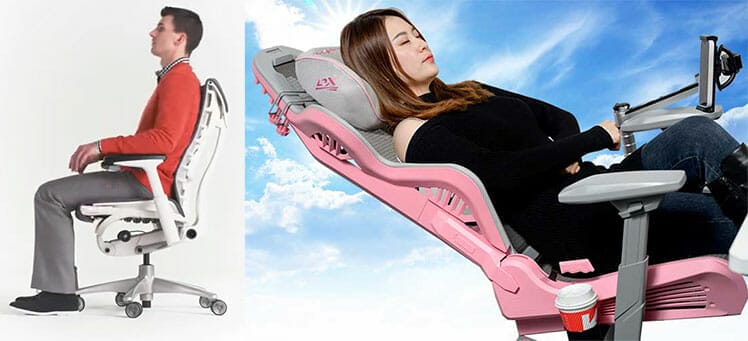 Mid back seat versus full-back seat with headrest