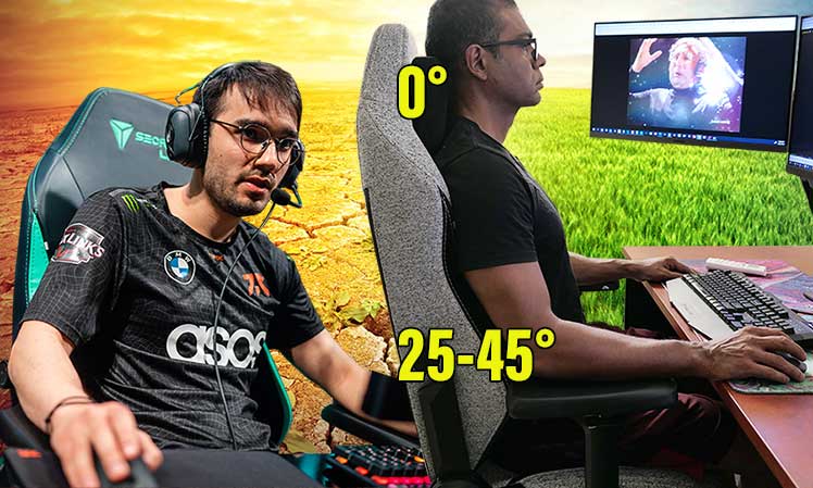 Use A Gaming Chair Headrest For A Healthy 0° Neck Posture