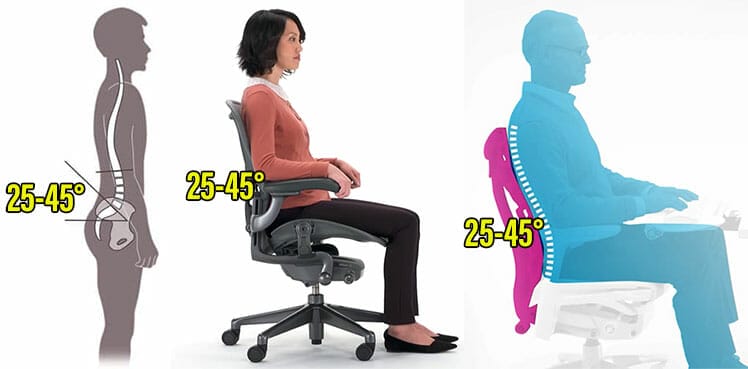 Herman Miller mid-back chairs