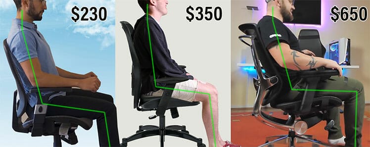 NeueChair compared to cheaper models