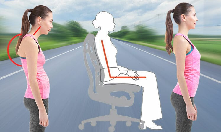 Posture therapy for text neck