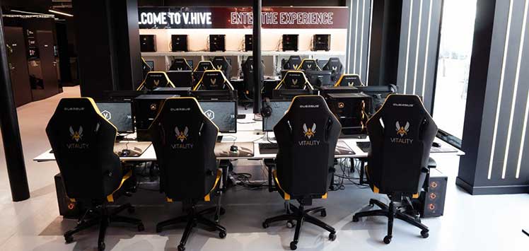 V-Hive esports cafe in paris