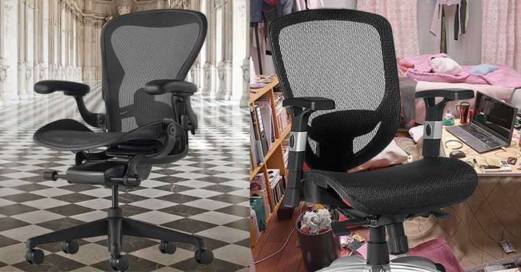 Aeron vs Hyken chair comparison