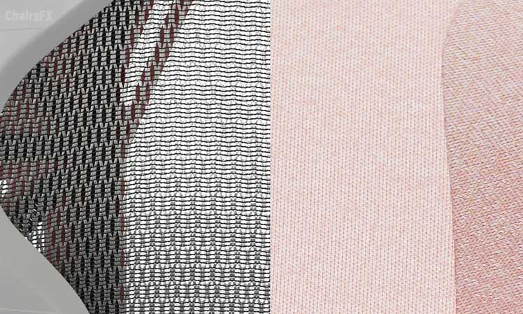 Mesh vs Softweave fabric closeup