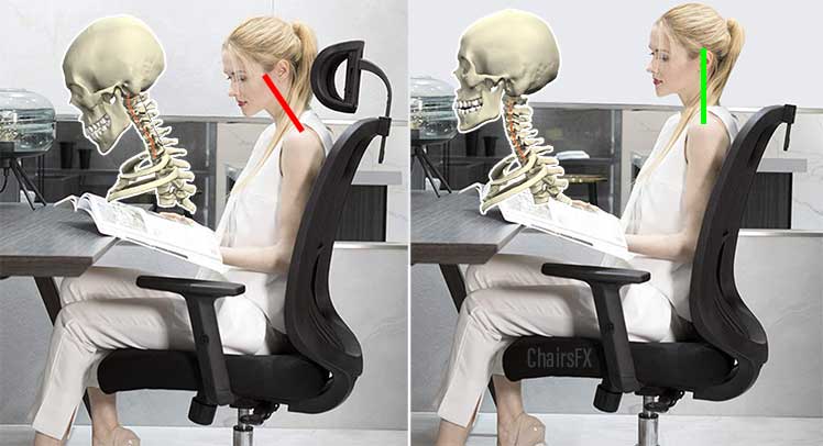 Cedric desk chair neck support