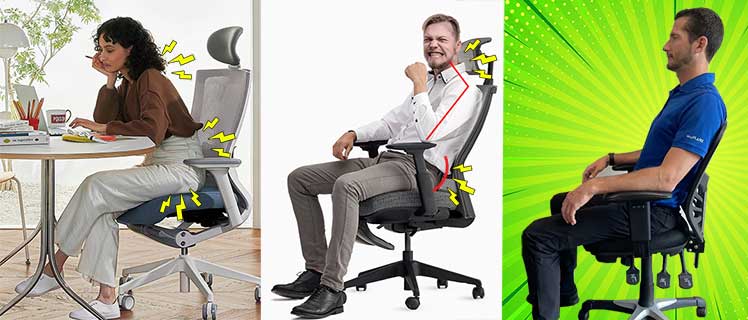 Cheap office chair gimmicks