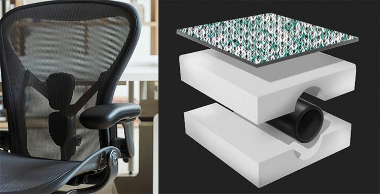 Full mesh vs fabric chair