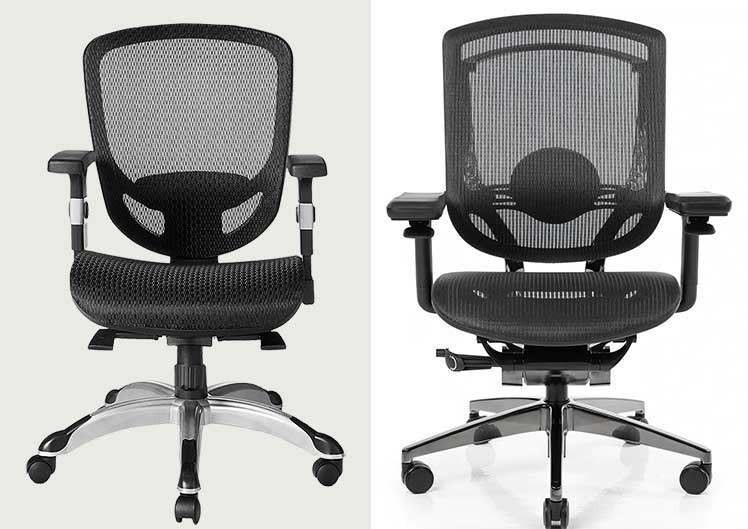 Hyken vs Neuechair front view