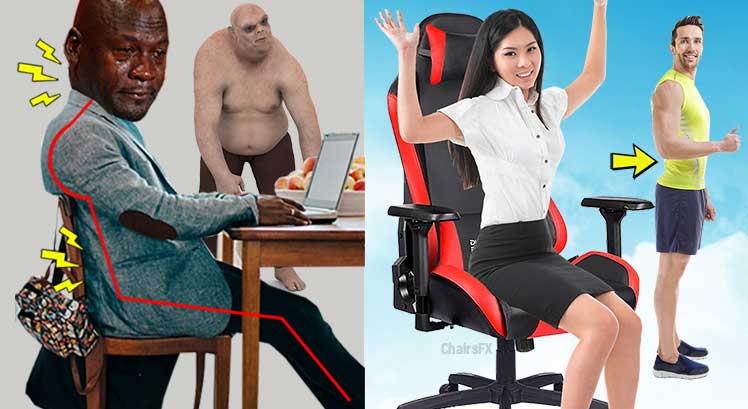 Healthy vs unhealthy wfh sitting habits