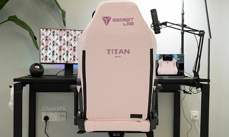 Secretlab Titan Evo Plush Pink gaming chair