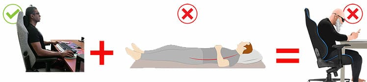 Poor sleep posture habits affect sitting styles