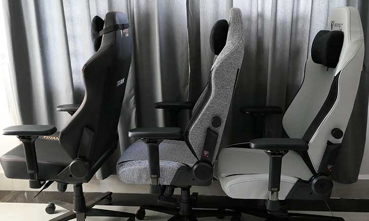 Titan chairs in neutral colors