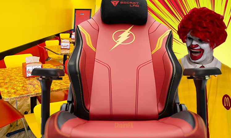 Titan Flash red and yellow gaming chair