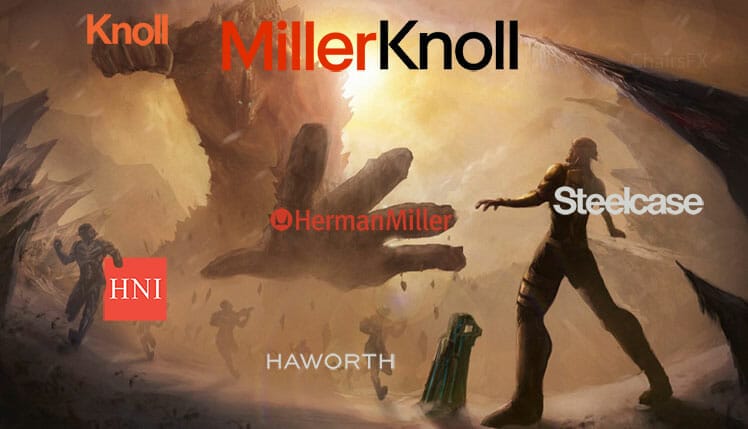 MillerKnoll office furniture industry domination