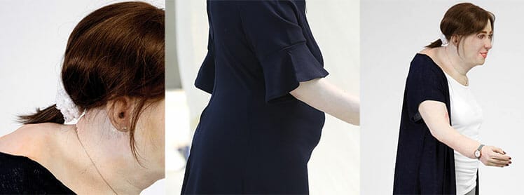 Deformed office worker of the future