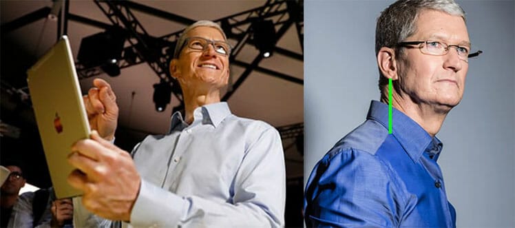 Tim Cook posture habits