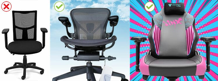 Types of ergonomic seating in 2022