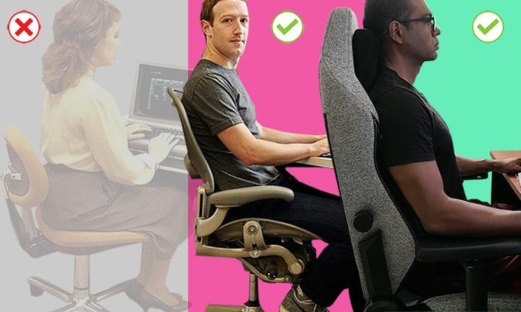 Modern ergonomic comparison of gaming chairs vs office chairs