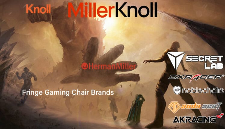 MillerKnoll vs gaming chair companies