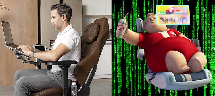 DXRacer multi-device workstation concept