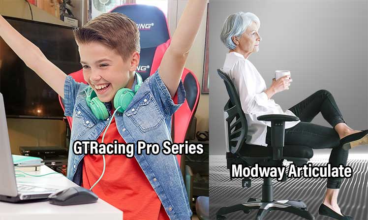 Cheap gaming chair versus cheap ergonomic office chair for work-from-home adults