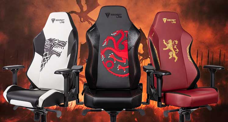 Secretlab Classic Series Game of Thrones chair designs