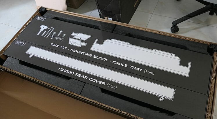 Magnus Pro cable management tray unboxing