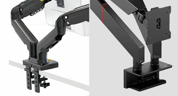 Cheap vs expensive desk mount clamp systems