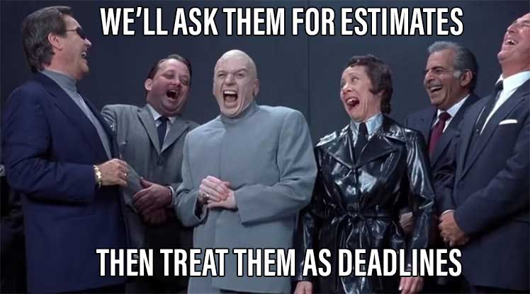 Dr. Evil manager meme