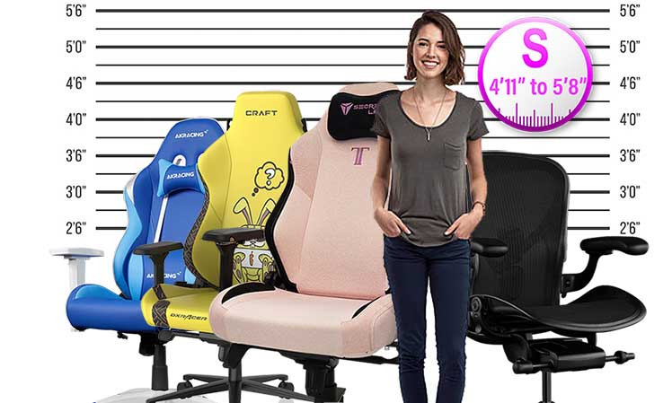 Reviews of the best small gaming chairs for short women and men