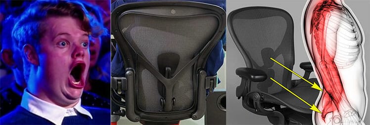 Aeron Posturefit concept explained