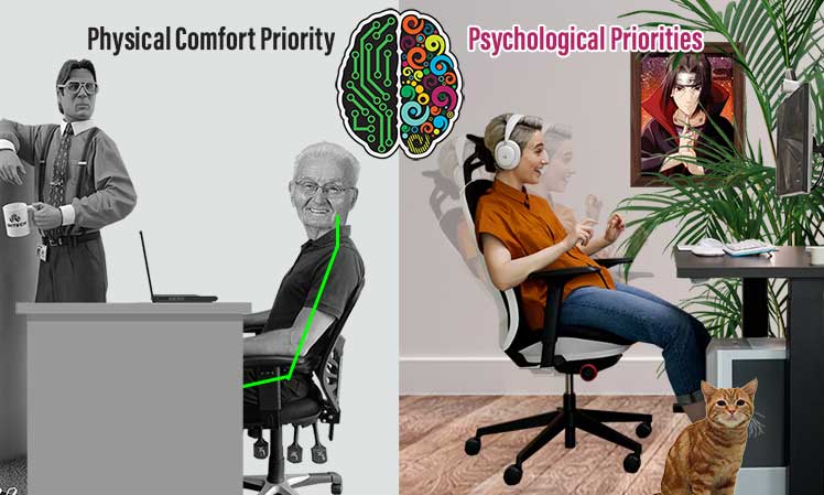 Psychological vs physical comfort factors