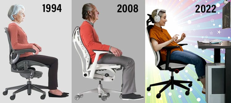 Evolution of Herman Miller desk chairs