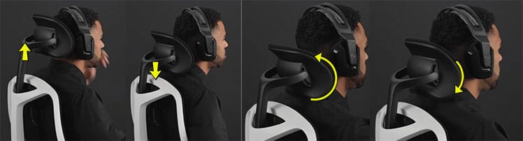 Herman Miller Vantum gaming chair headrest functionality
