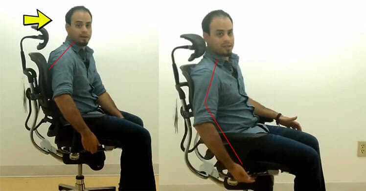 Ergohuman chair headrest problem