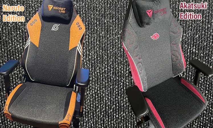 Secretlab Naruto gaming chairs