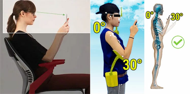 Mobile computing ergonomic support comparison types