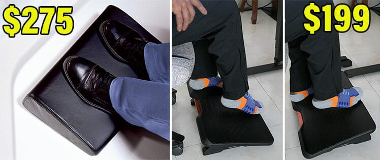 Herman Miller vs Secretlab footrest comparison