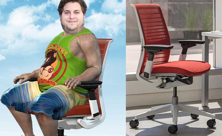 Steelcase Think sizing advice for short fat people