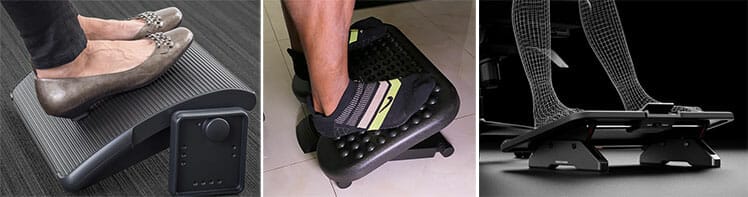 Steelcase versus competing footrests