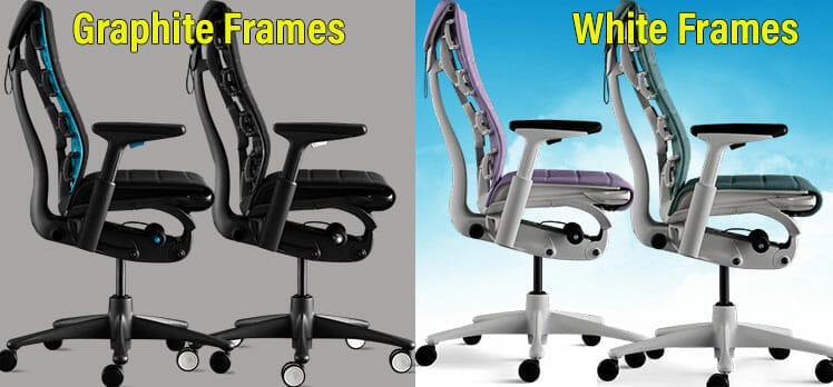 Herman Miller Embody 4 x gaming chair styles compared