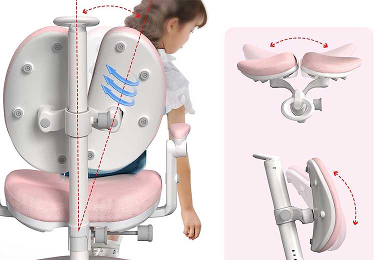 FCD Computer Chair backrest functions