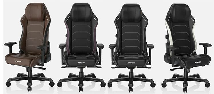 DXRacer Master Series chair styles
