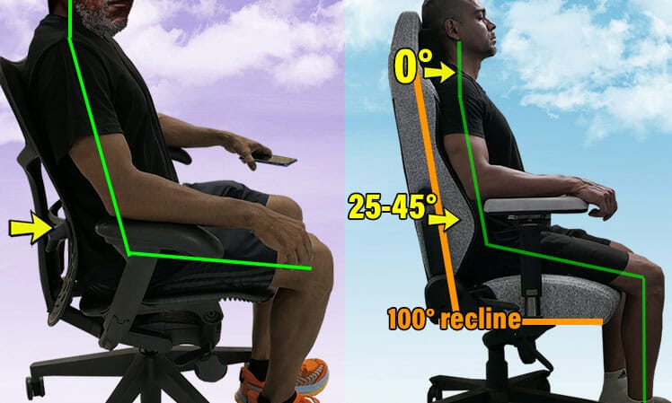 How To Sit: Gaming / Ergonomic Office Chair Neutral Posture