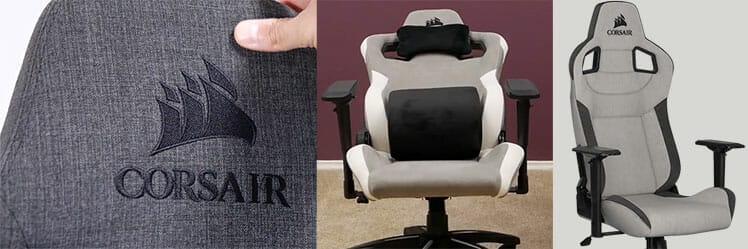 Corsair Rush T3 fabric gaming chair styles