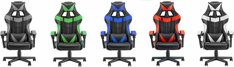 Soontrans gaming chairs with footrests