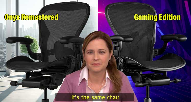 Aeron Remastered vs Aeron Gaming Chair comparison