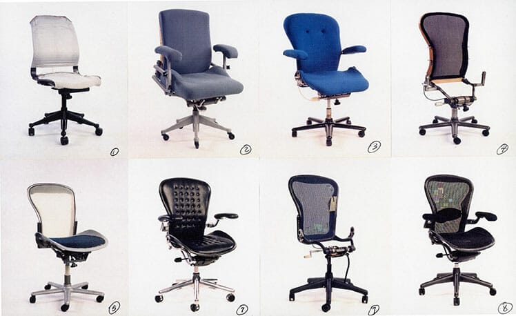 Herman Miller Aeron prototypes